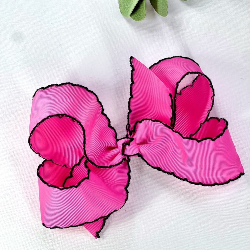 Pink Hair Bow for Kids